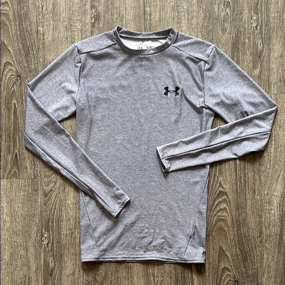 Under Armour Men's Heather Gray compression Tee